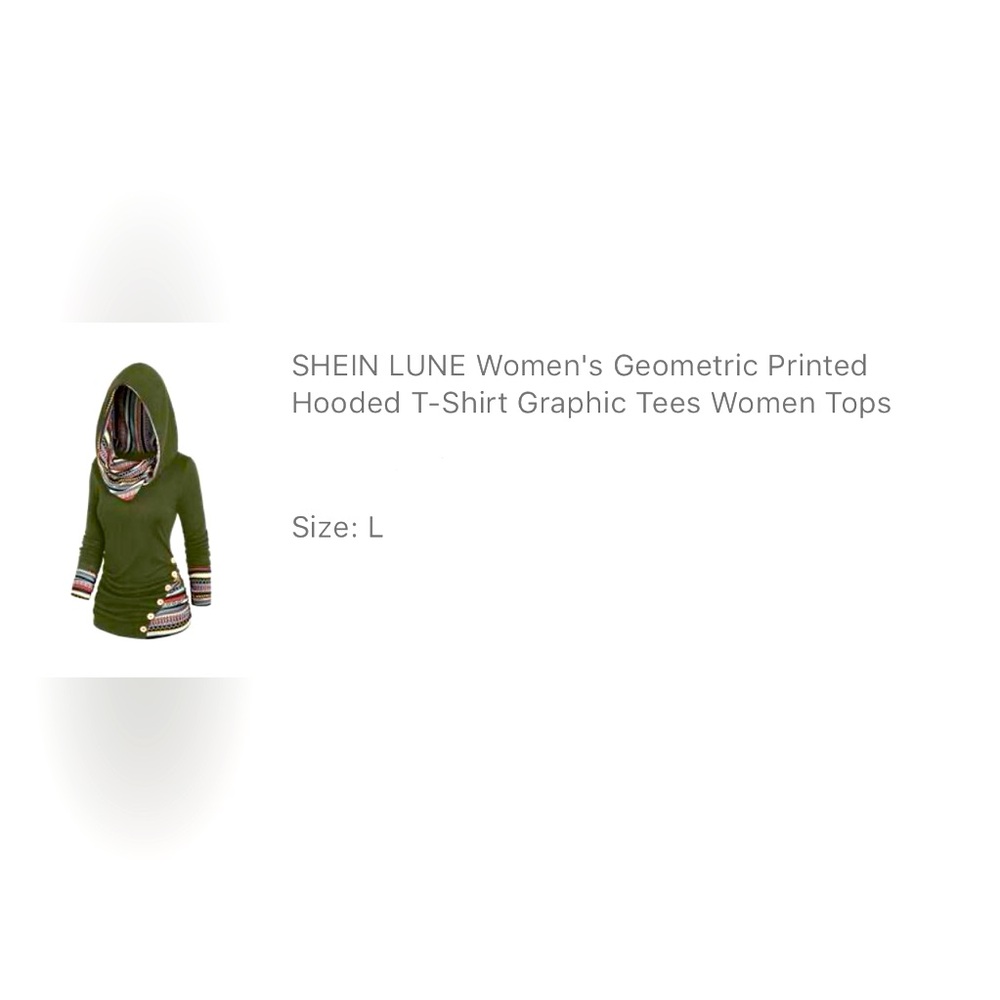 Hooded sweater women’s size Large